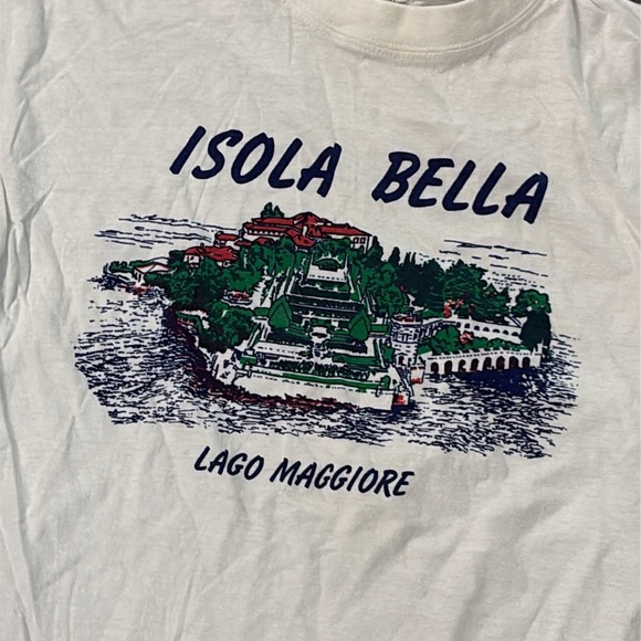 Vintage Lago Maggiore Isola Bella Italy Tee - Picture 2 of 4